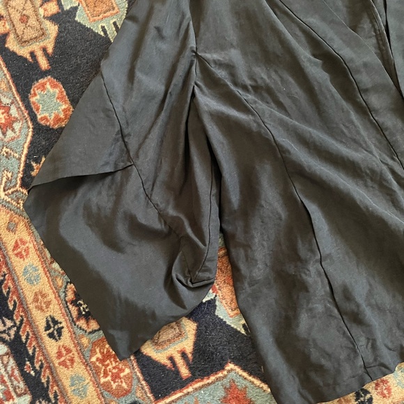 Nurture black silk cotton kimono cardigan drape batwing top blouse XL - Picture 3 of 8